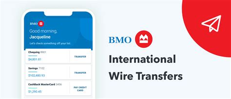 bmo international wire transfer fee.